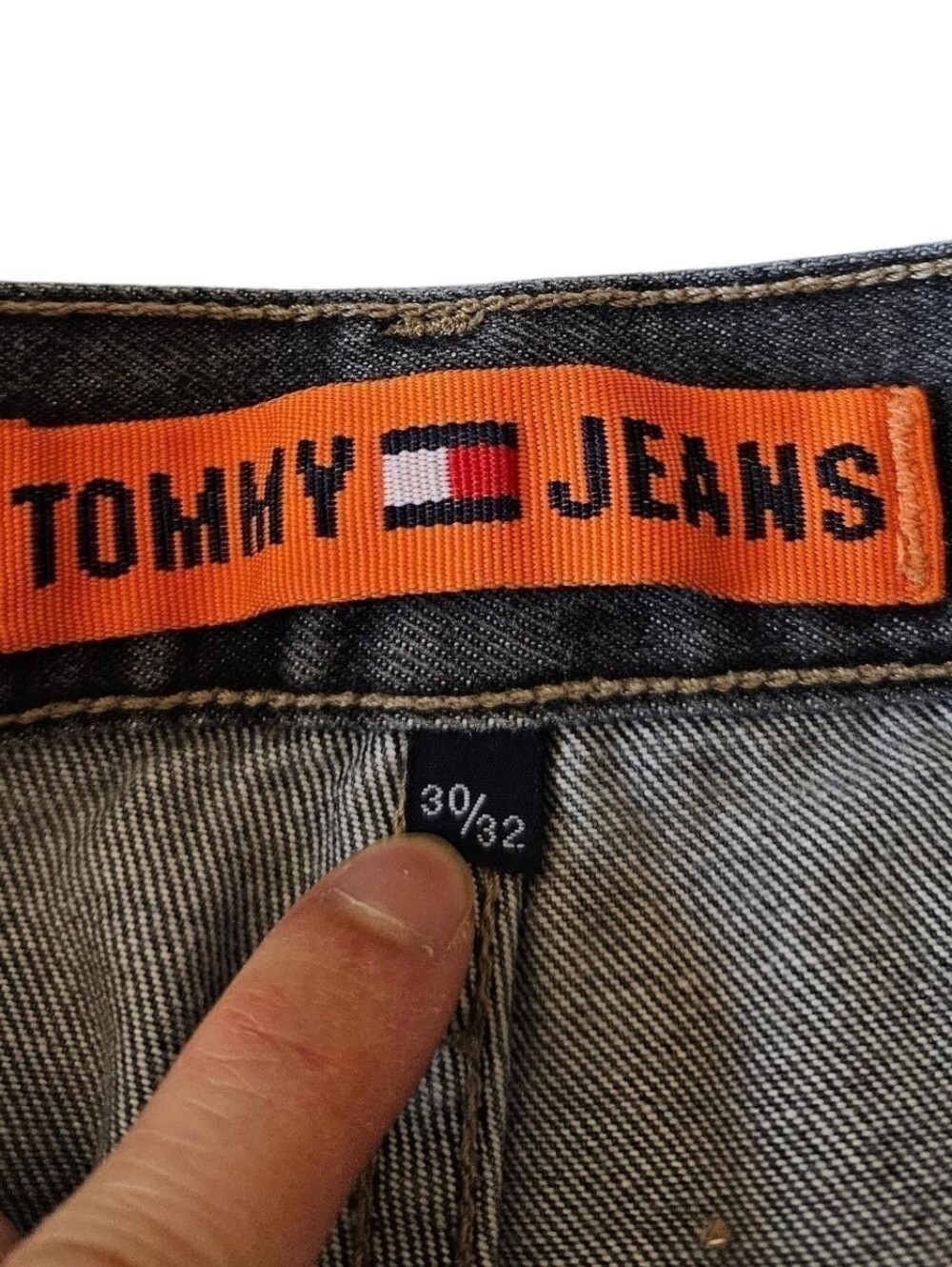 Tommy Hilfiger Grey Baggy Carpenter Jeans - Picture 5 of 5